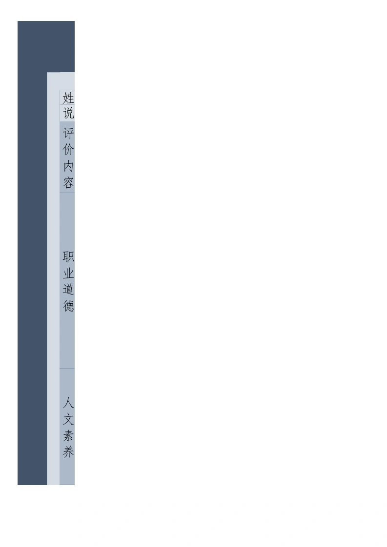 11.教师自我评价表-教务文库