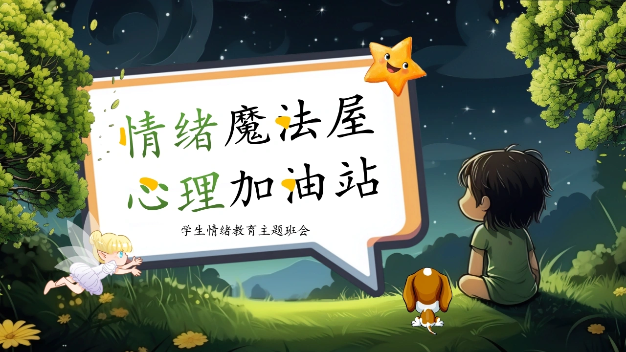 12.【通用】【秋季】【心理健康】主题班会——情绪魔法屋，心理加油站