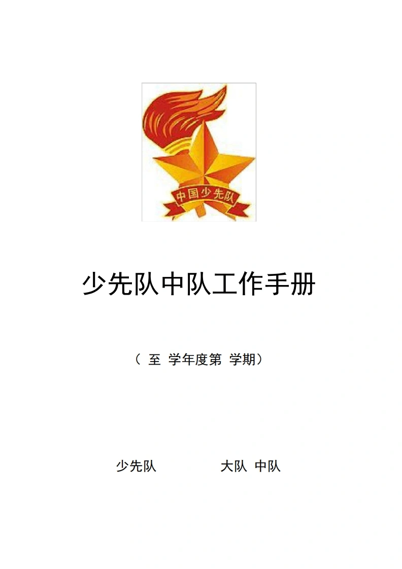 2020年工作规范少先大队部工作手册-教务文库