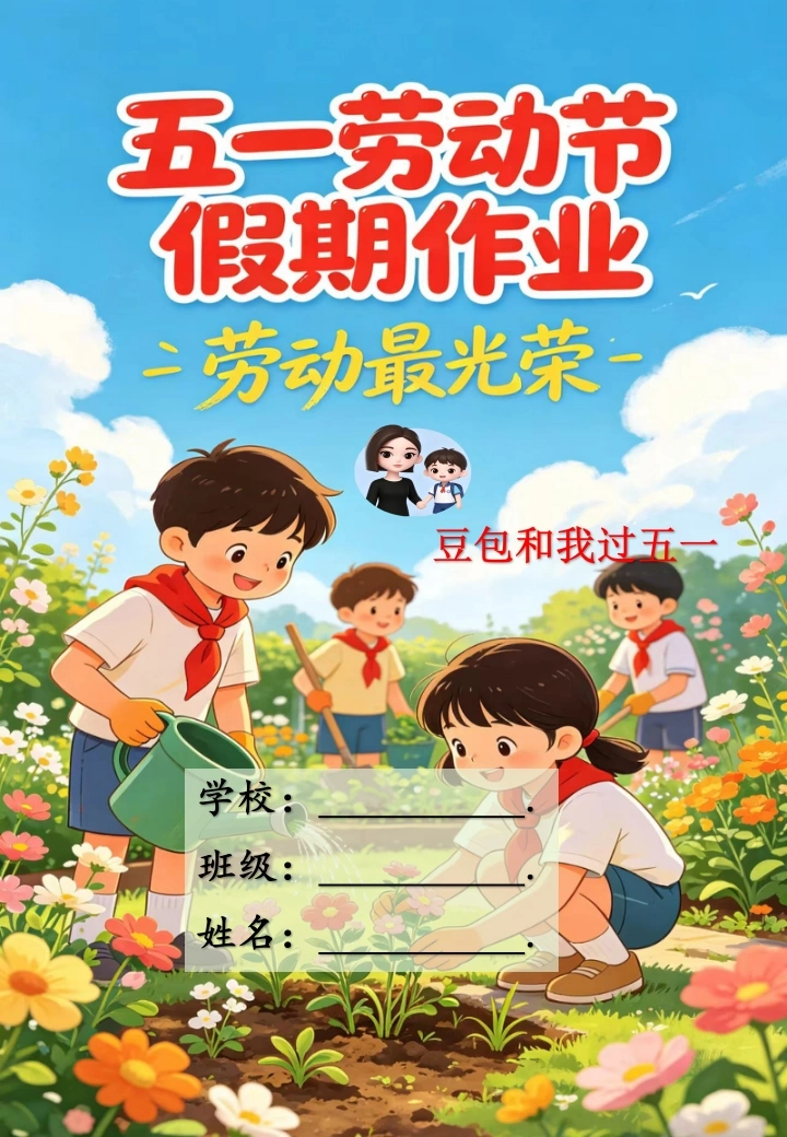 “劳”中砺志，“动”中成长(豆包和我过五一)——2026年学校劳动节假期作业