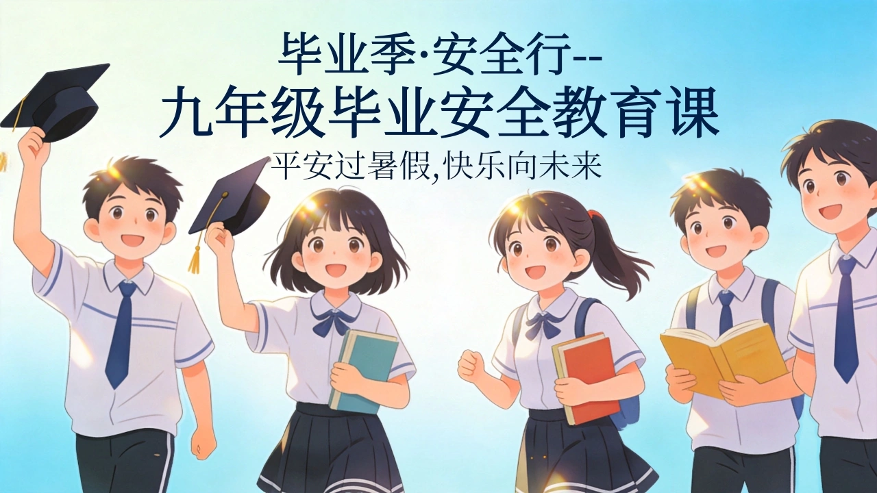 【初三】【安全教育】主题班会：九年级毕业安全教育课-教务文库