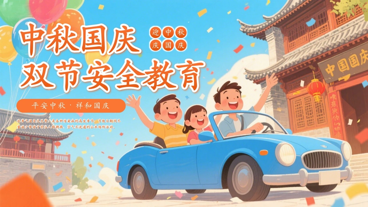 【通用】【安全教育】主题班会：中秋国庆双节假期安全教育