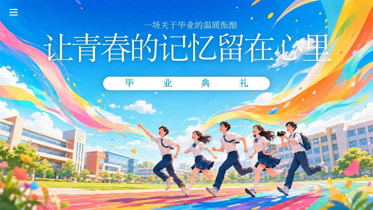 【通用】【毕业典礼】主题班会：让青春的记忆留在心里-教务文库