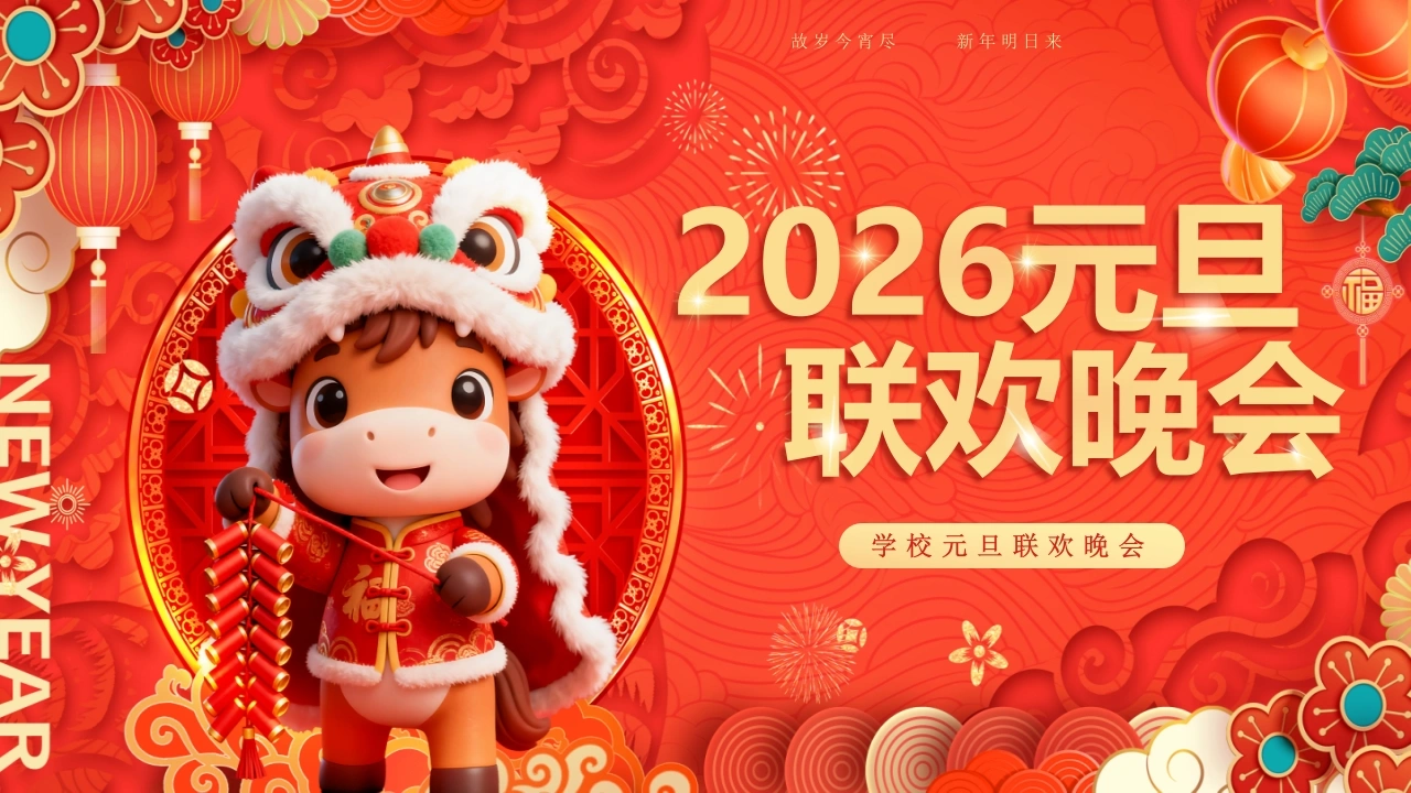 【通用】学校2026元旦主题联欢晚会-教务文库