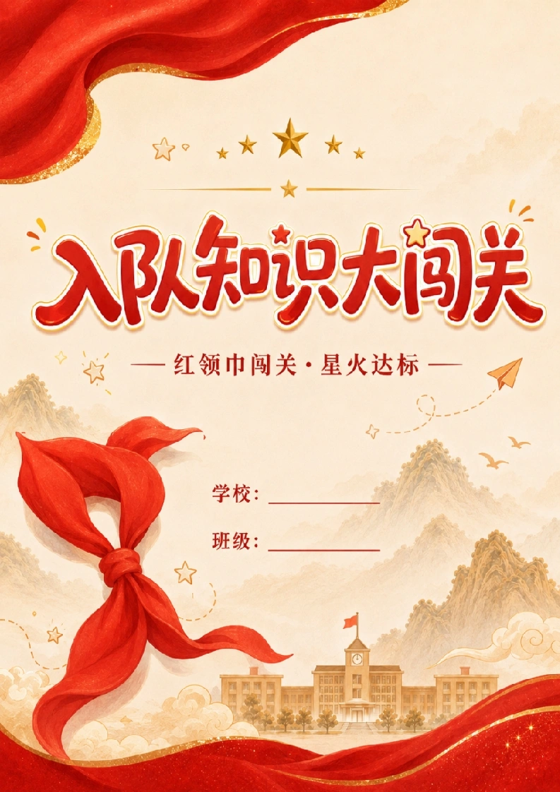 红领巾闯关·星火达标·守关员手册-教务文库